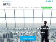 Tablet Screenshot of elevatepractices.com